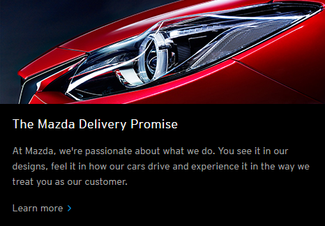 Mazda Delivery Promise