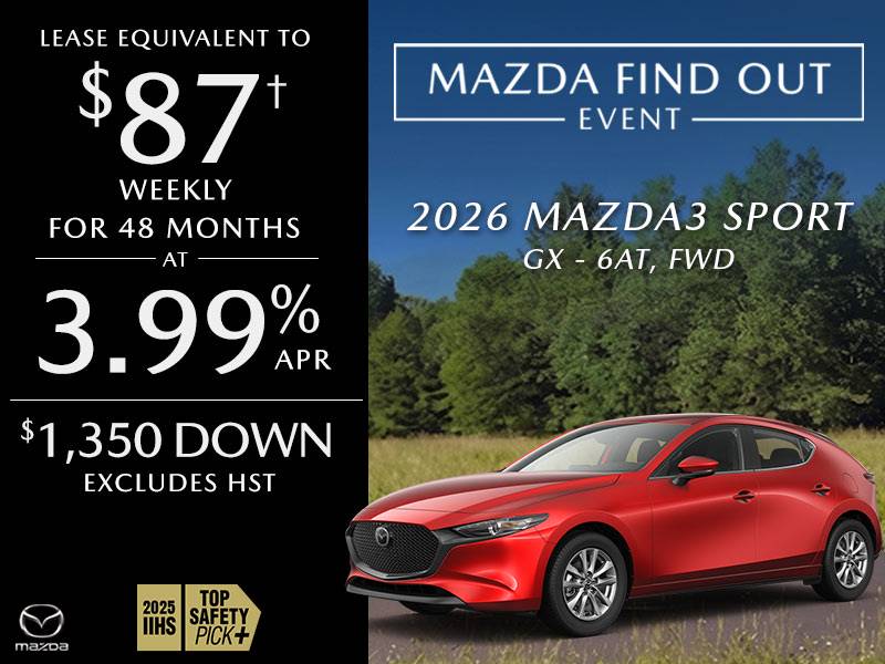 Mazda Deals & Incentives in Ottawa | Barrhaven Mazda