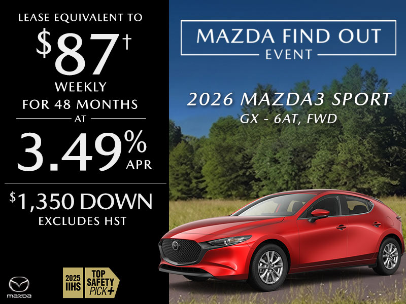 2026 Mazda3 Sport