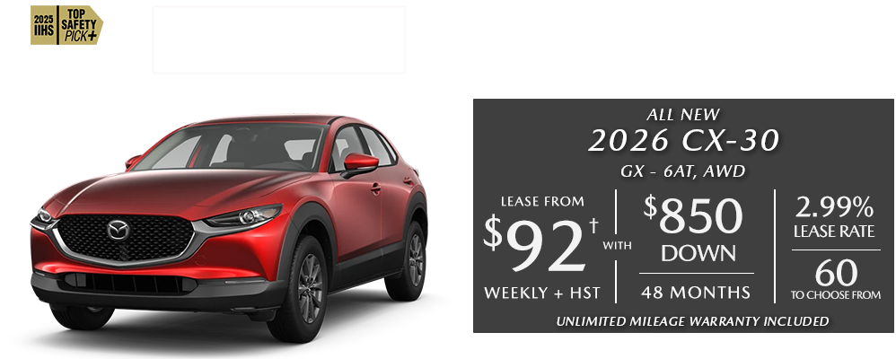MAZDA FIND OUT - OCTOBER EVENT - 2026 CX-30