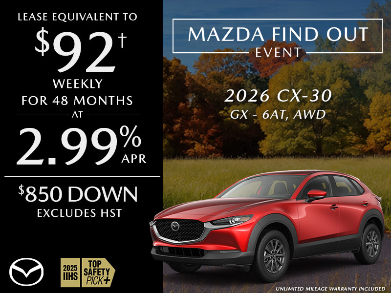 2026 Mazda CX-30
