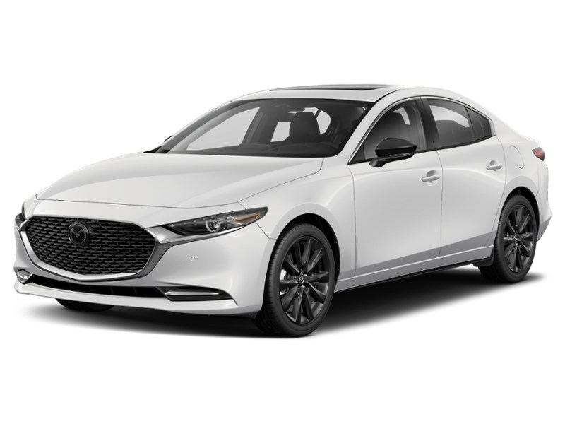 2026  Mazda3 GT w/Turbo i-ACTIV AWD Snowflake White Pearl  Shot 3