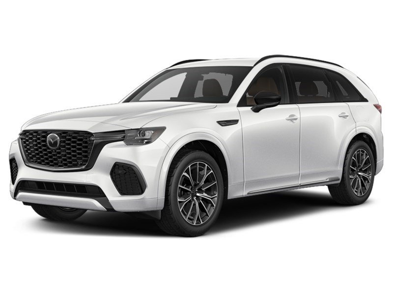2026 Mazda CX-70 PHEV Signature AWD Rhodium White Metallic  Shot 3