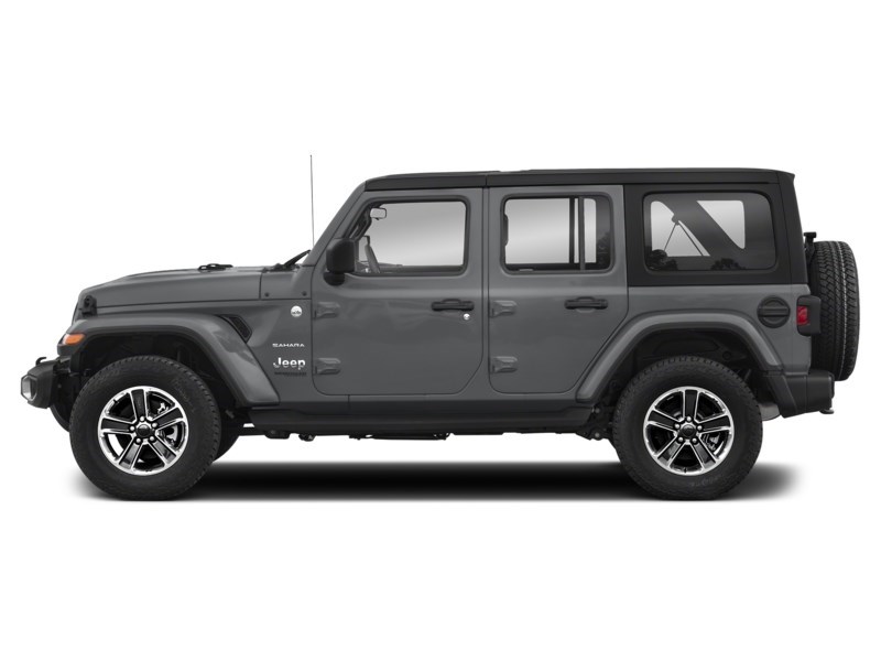 2020 Jeep Wrangler Unlimited Sahara 4x4 Billet Silver Metallic  Shot 3